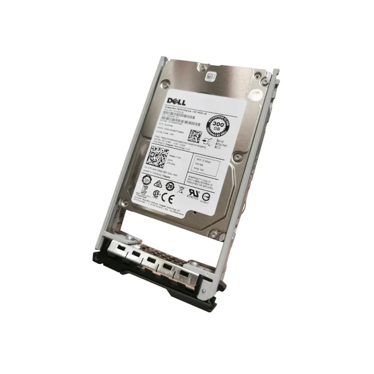 Dell 300GB 2,5" 15k SAS ST300MP0005 07FJW4 7FJW4 + ficka 0KG7NR
