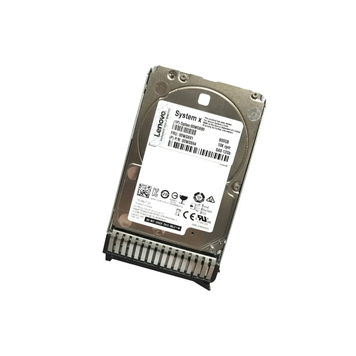 Lenovo 600GB 2,5" 10k SAS AL14SEB060N 00WG691+ ficka SM17A06246