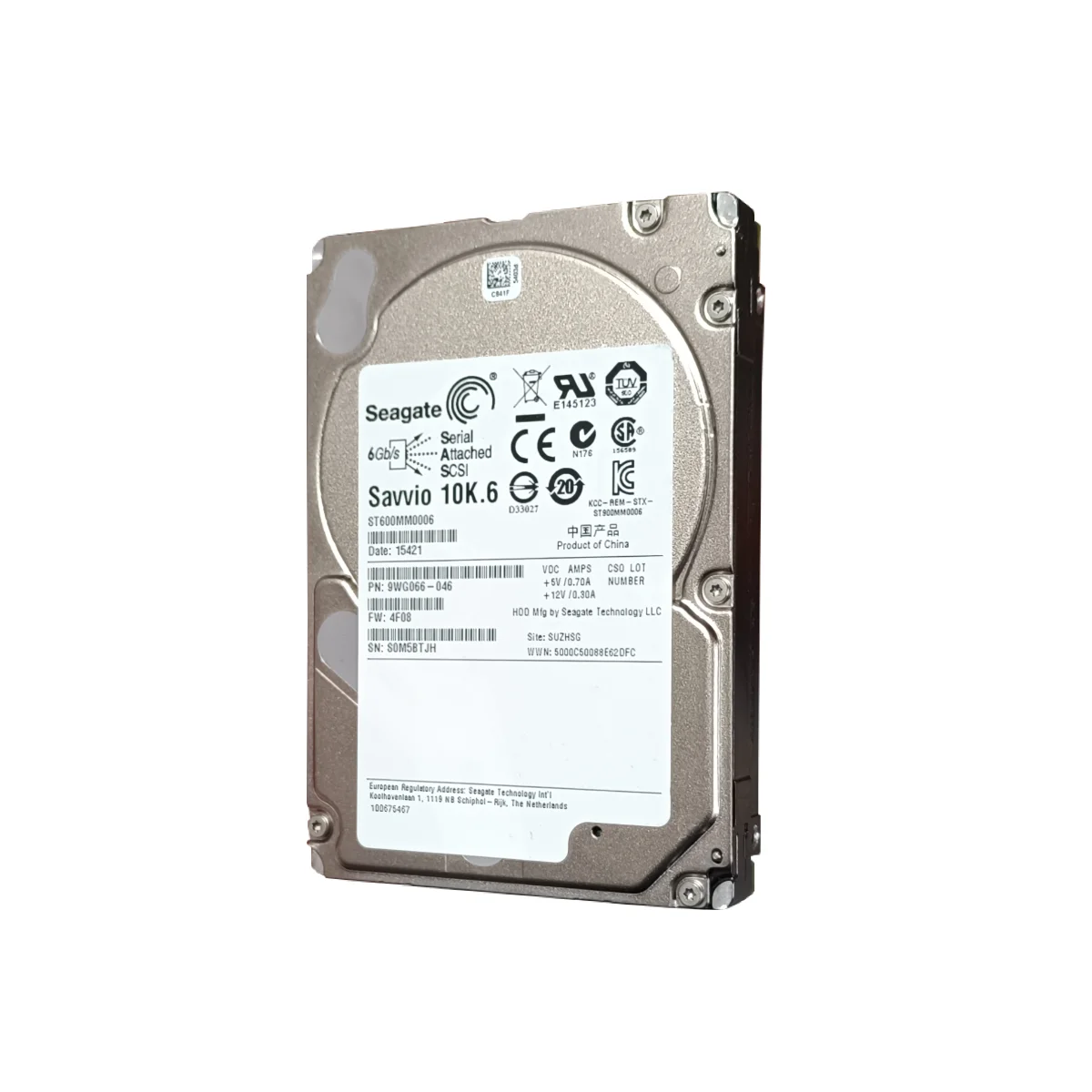 Seagate 600GB 2,5" 10k SAS ST600MM0006 9WG066-046