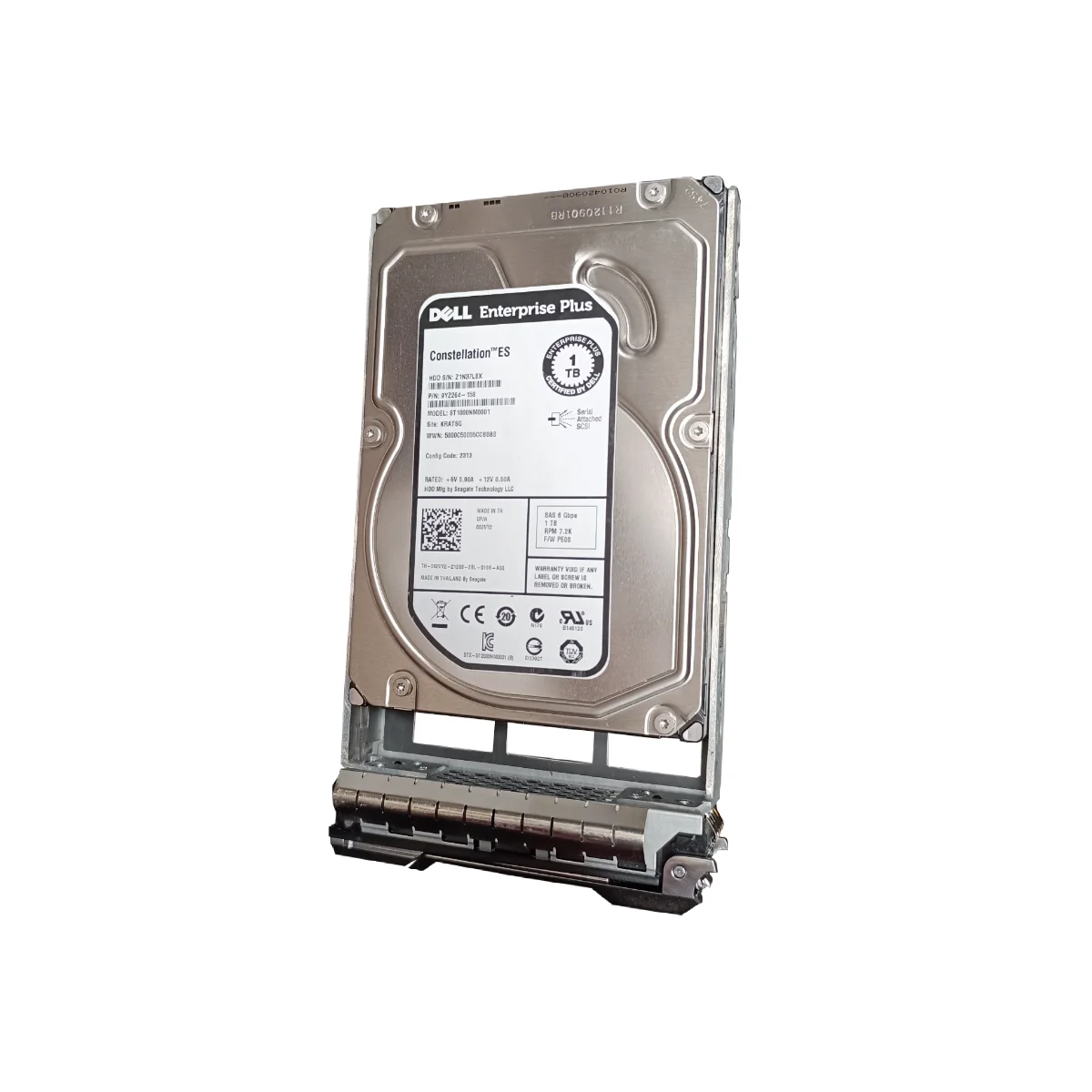 Dell 1TB 3,5" 7,2k SAS ST1000NM0001 062VY2 62VY2 + ficka 0Y79JF
