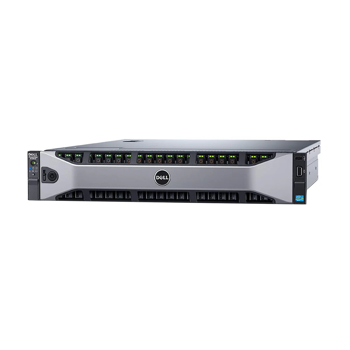 Dell R730xd 2x8C E5-2667 v4 3.20 GHz 32GB 24x2,5" 2x300GB 15K 12G SAS 22x1,2TB 10K 12G SAS H730 2x750W iDRAC8Ent