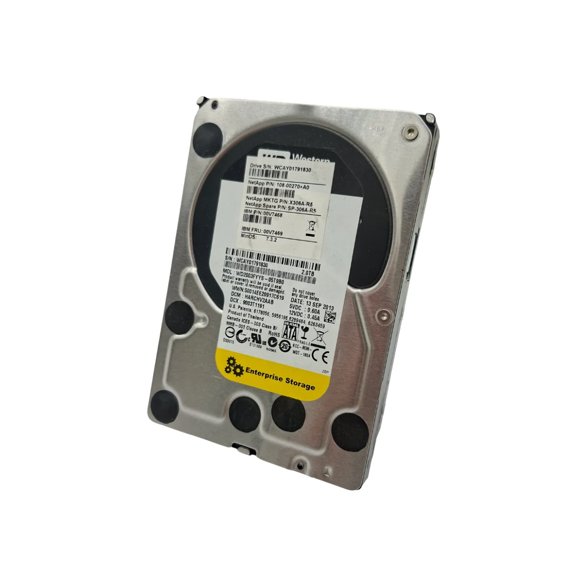 Western Digital 2TB 3,5" 7,2k SATA X306A-R5 108-00270+A0
