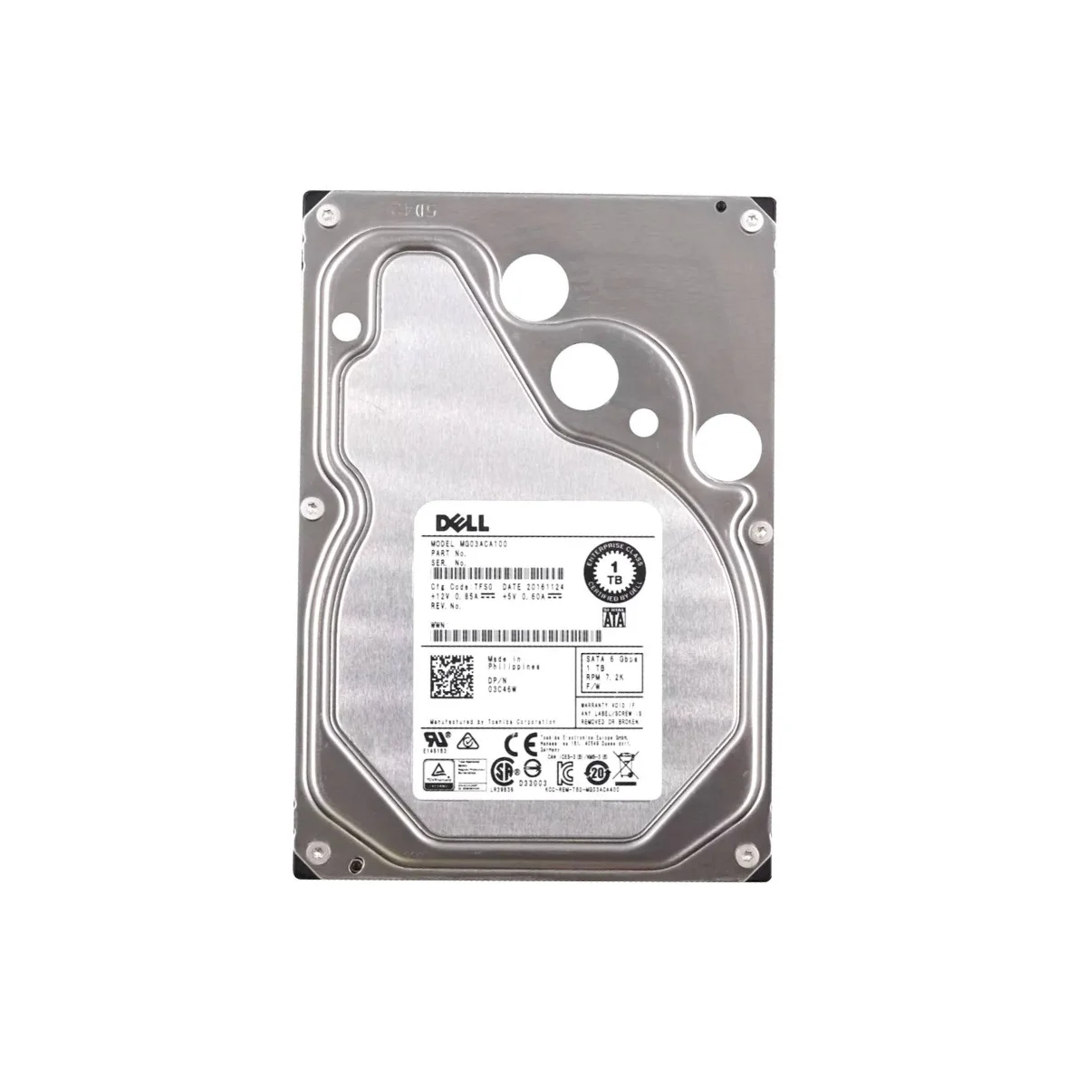 Dell 1TB 3,5" 7,2k SATA MG03ACA100 03C46W 3C46W