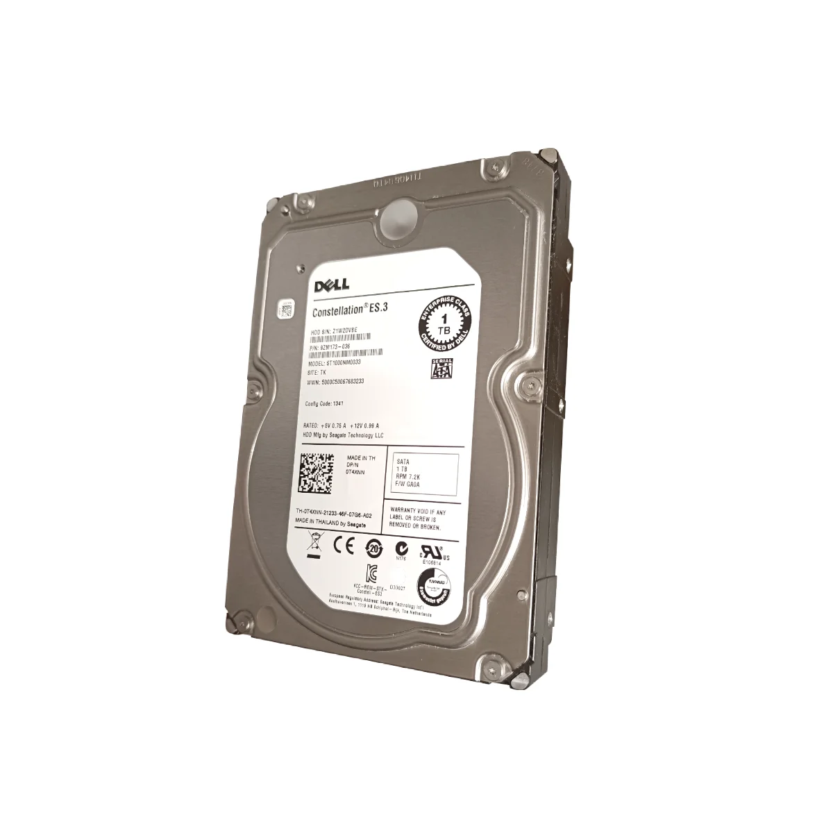 Dell 1TB 3,5" 7,2k SATA ST1000NM0033 0T4XNN T4XNN