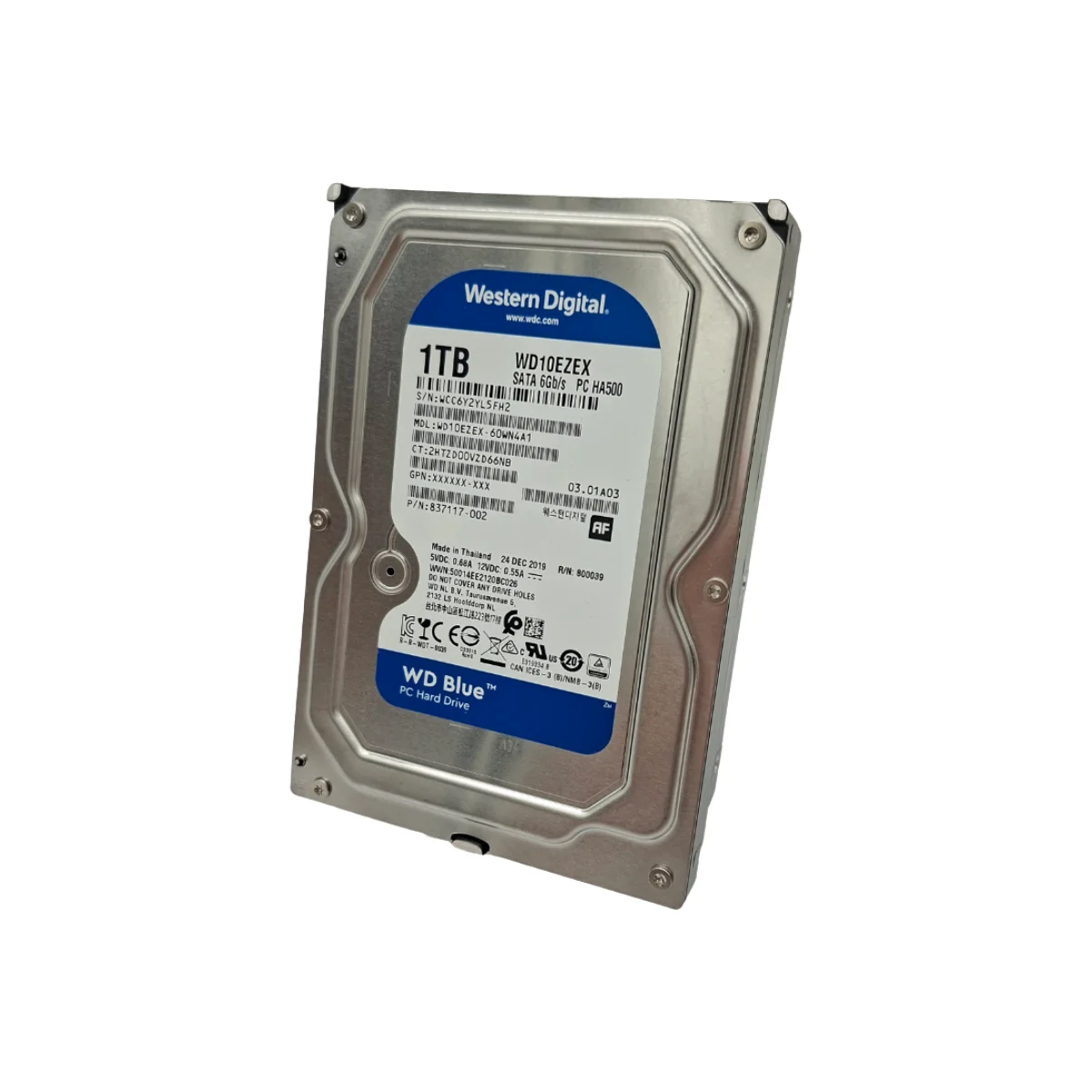 Western Digital 1TB 3,5" 7,2k SATA WD10EZEX-60WN4A1 837117-002