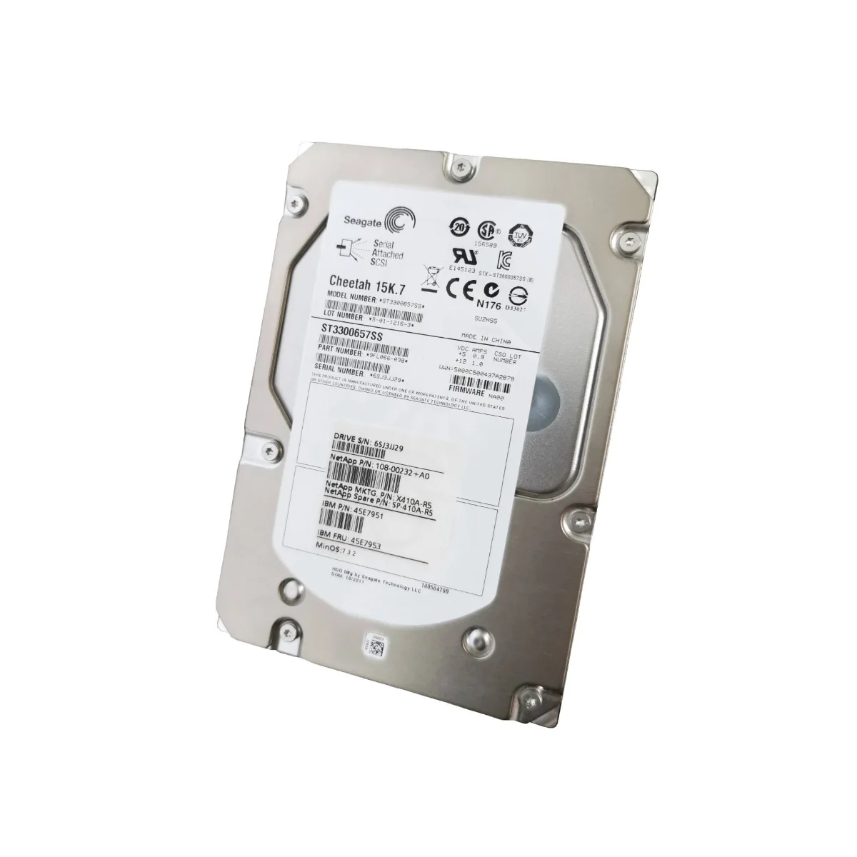 Seagate 300GB 3,5" 15k SAS ST3300657SS 9FL066-038 108-00232+A0