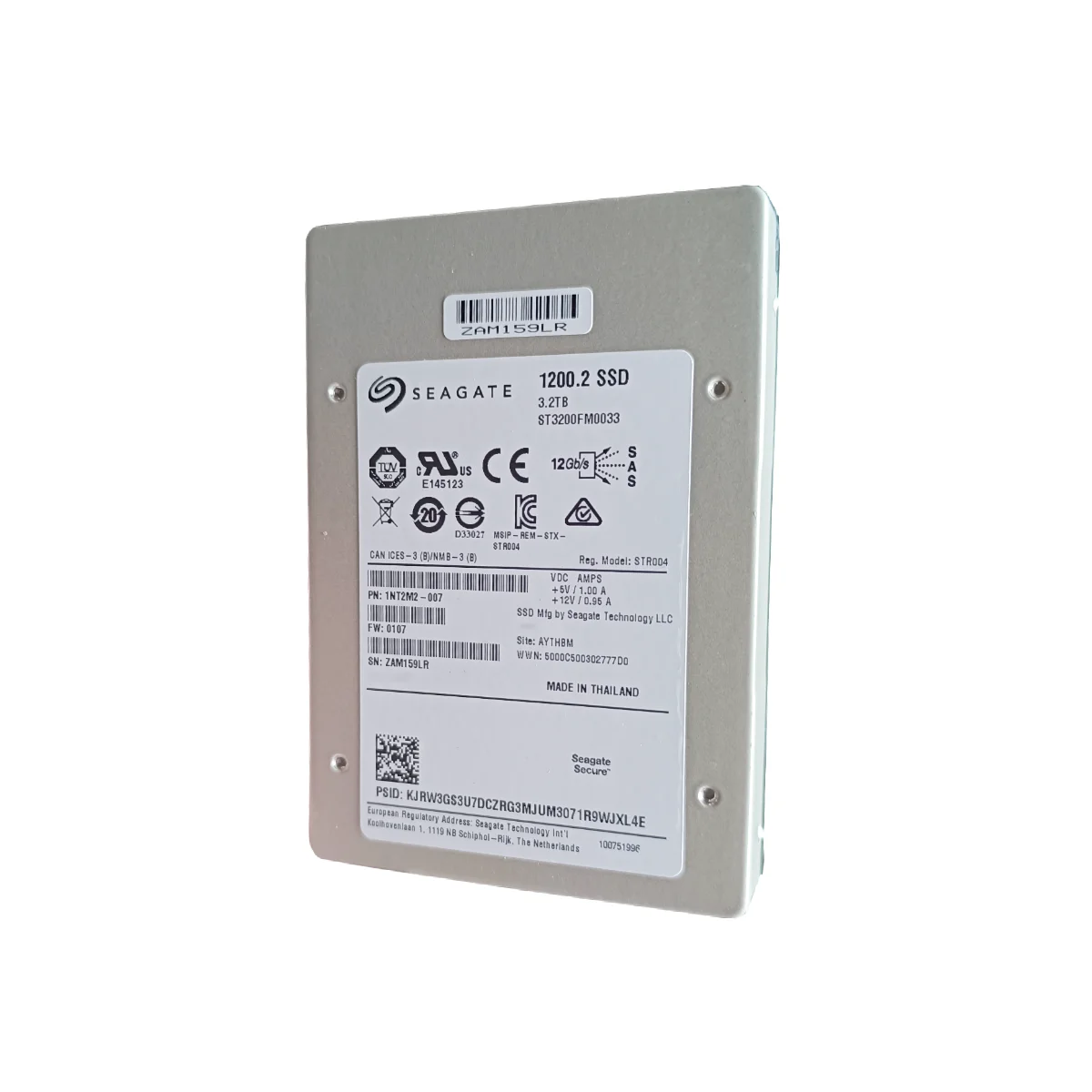 Seagate 3,2TB 2,5” SSD SAS ST3200FM0033 1NT2M2-007
