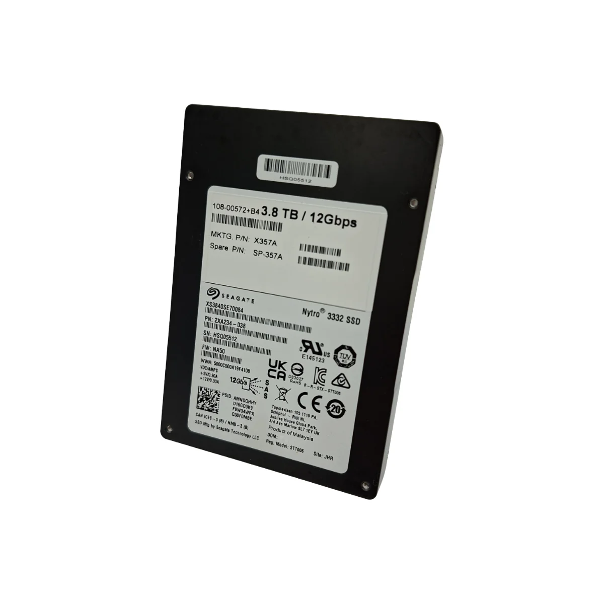 Seagate 3,84TB 2,5" SSD SAS XS3840SE70084 2XA234-038 X357A