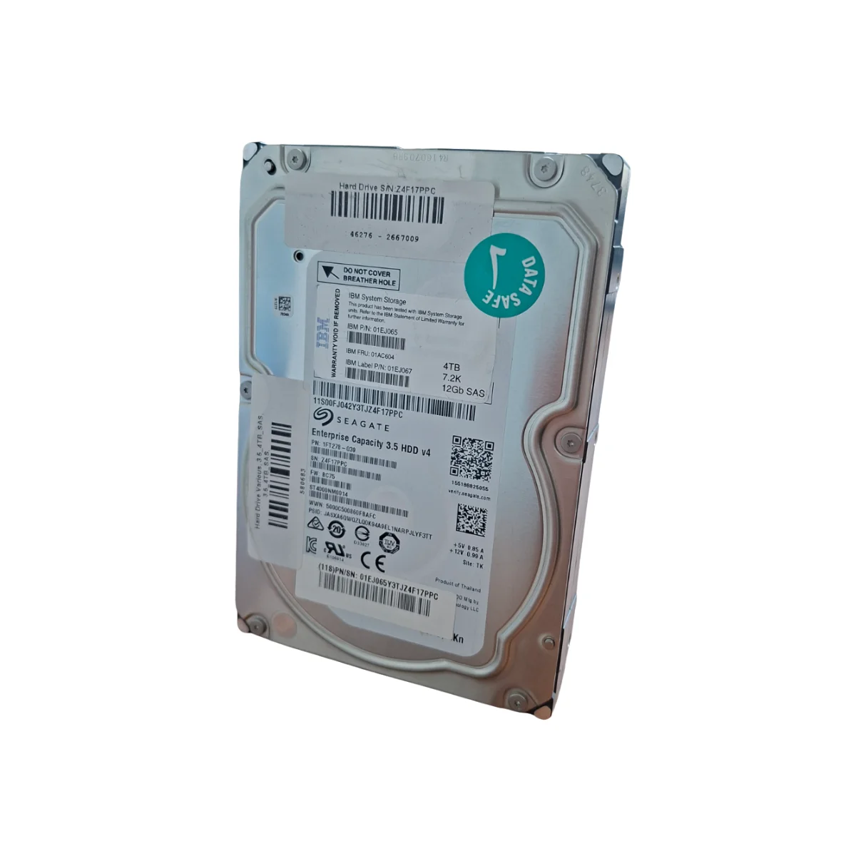 IBM Seagate 4TB 3,5" 7,2k SAS ST4000NM0014 1FT278 039 01EJ065