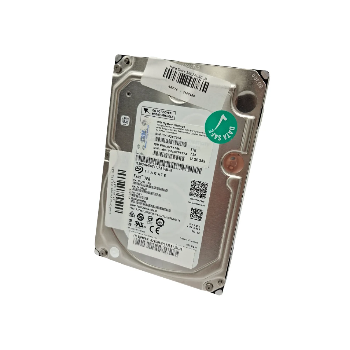 IBM EXOS Seagate 8TB 3,5" 7,2k SAS ST8000NM0065 1RL212-039 02YC066