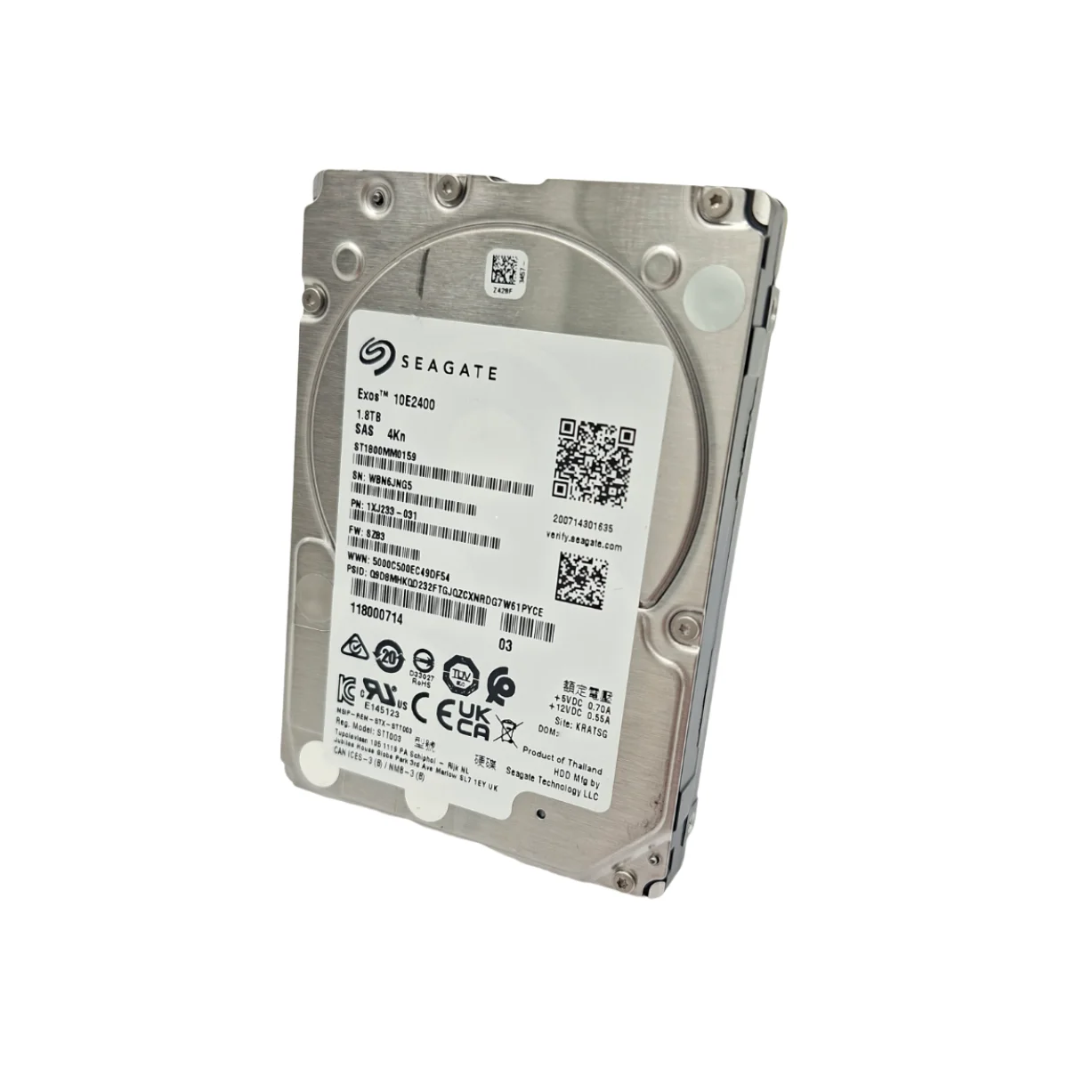 Seagate 1,8TB 2,5" 10k SAS ST1800MM0159 1XJ233-031