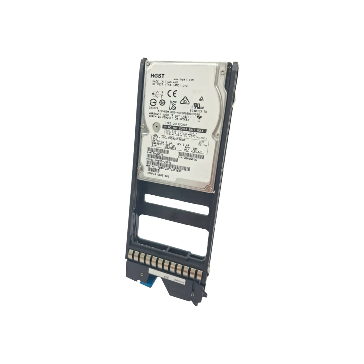 HGST 900GB 2.5" 10k SAS HUC109090CSS600 0B26033 + ficka