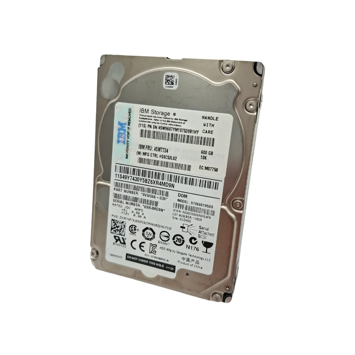 IBM Seagate 600GB 2,5" 10k SAS ST9600105SS 9VW066-039 45W7734