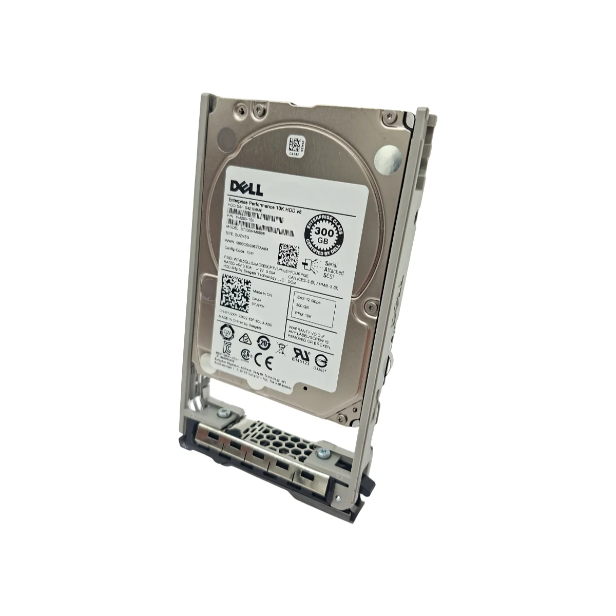Dell 300GB 2,5" 10k SAS ST300MM0008 0YJ2KH YJ2KH + ficka 08FKXC