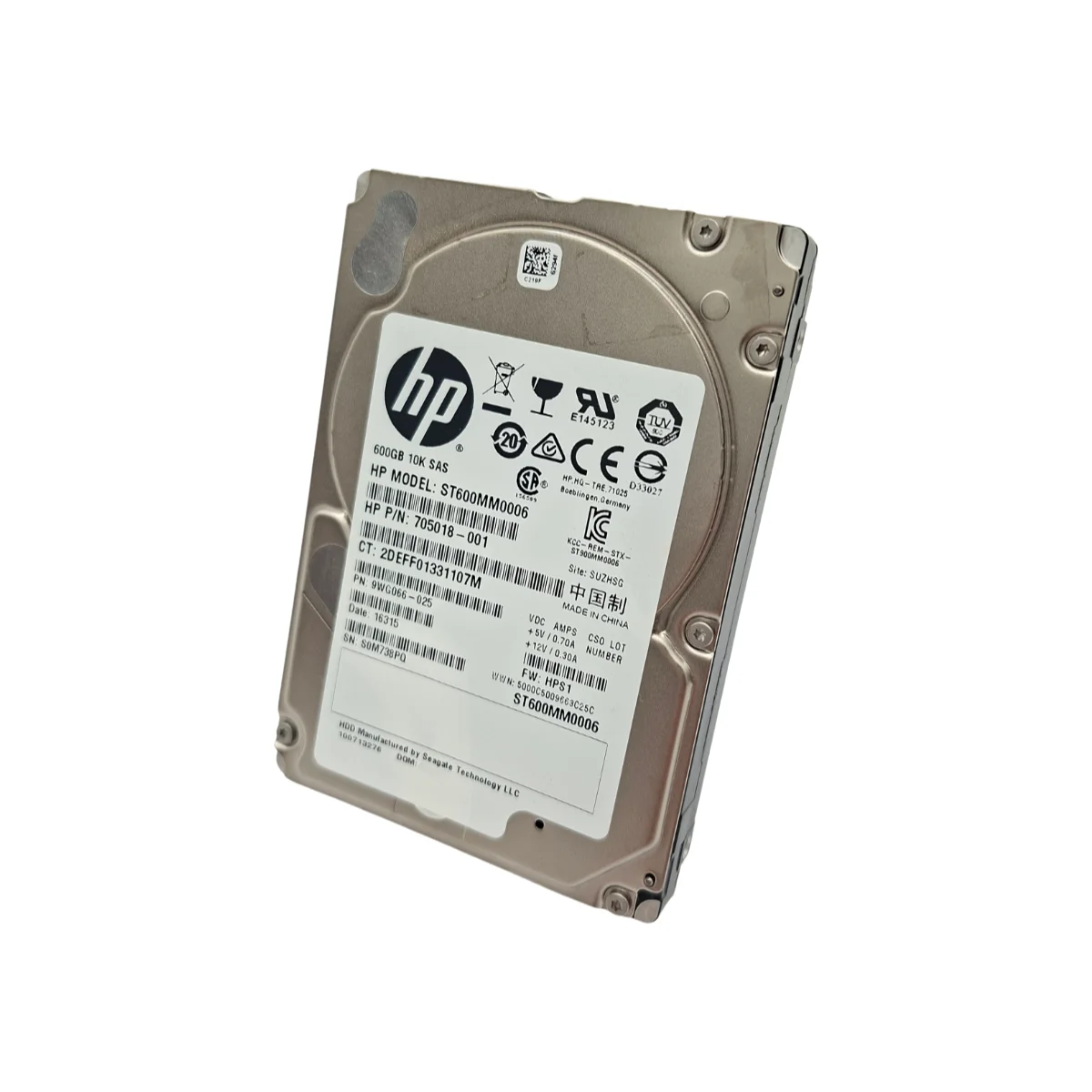 HP 600GB 2,5" 10k SAS ST600MM0006 705018-001