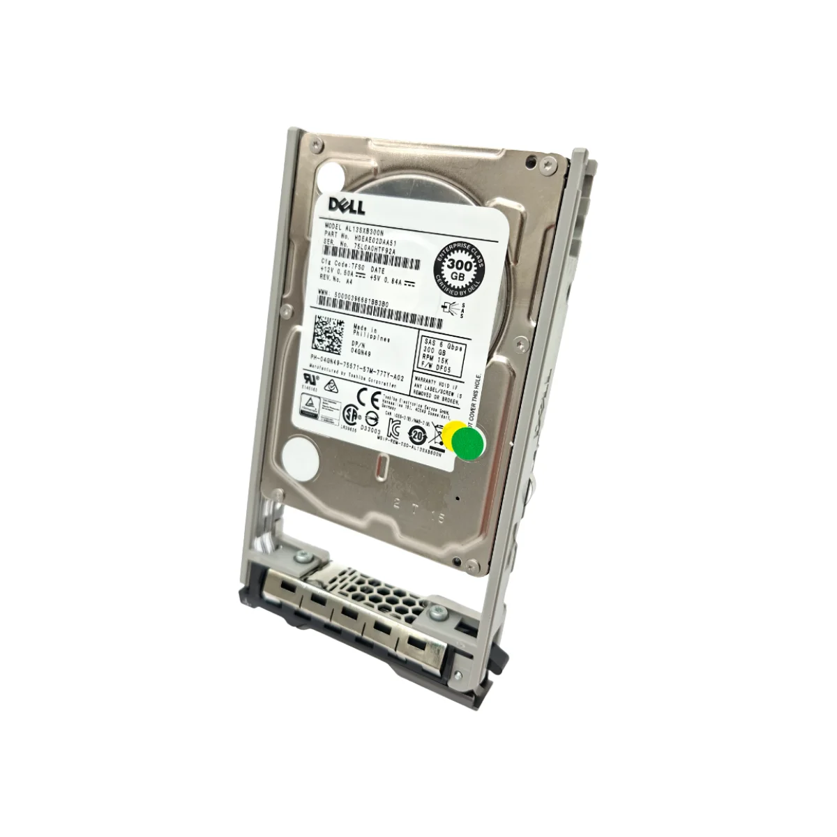 Dell 300GB 2,5" 15k SAS AL13SXB300N 04GN49 4GN49 + ficka 2,5" do dell