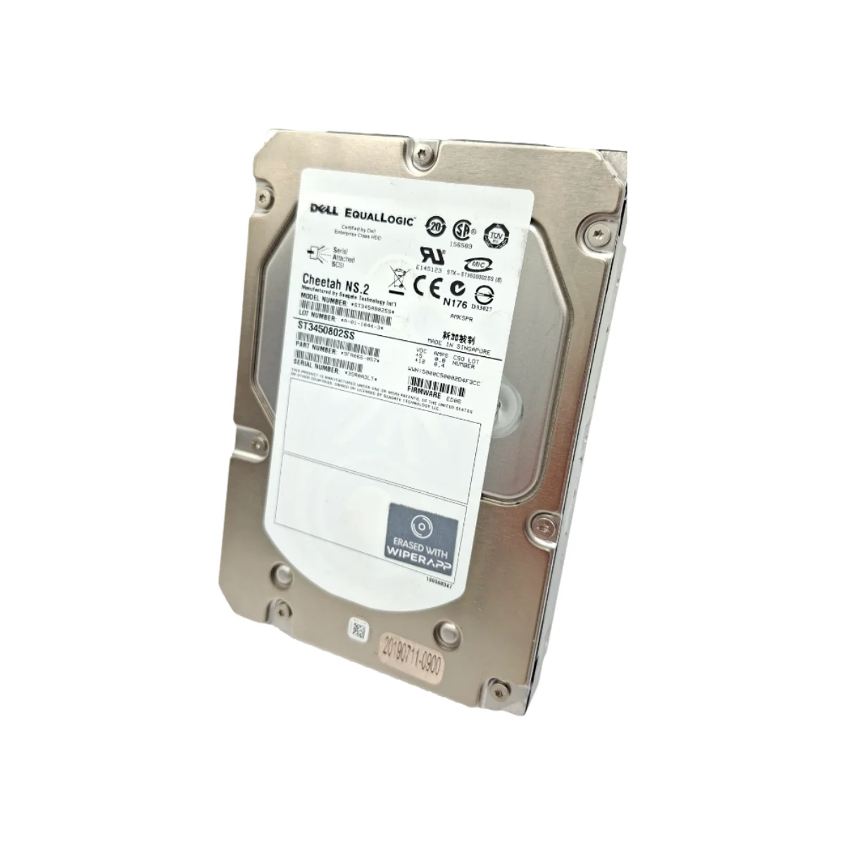 Dell EqualLogic 450GB 3,5" 15k SAS ST3450802SS 9FR066-057