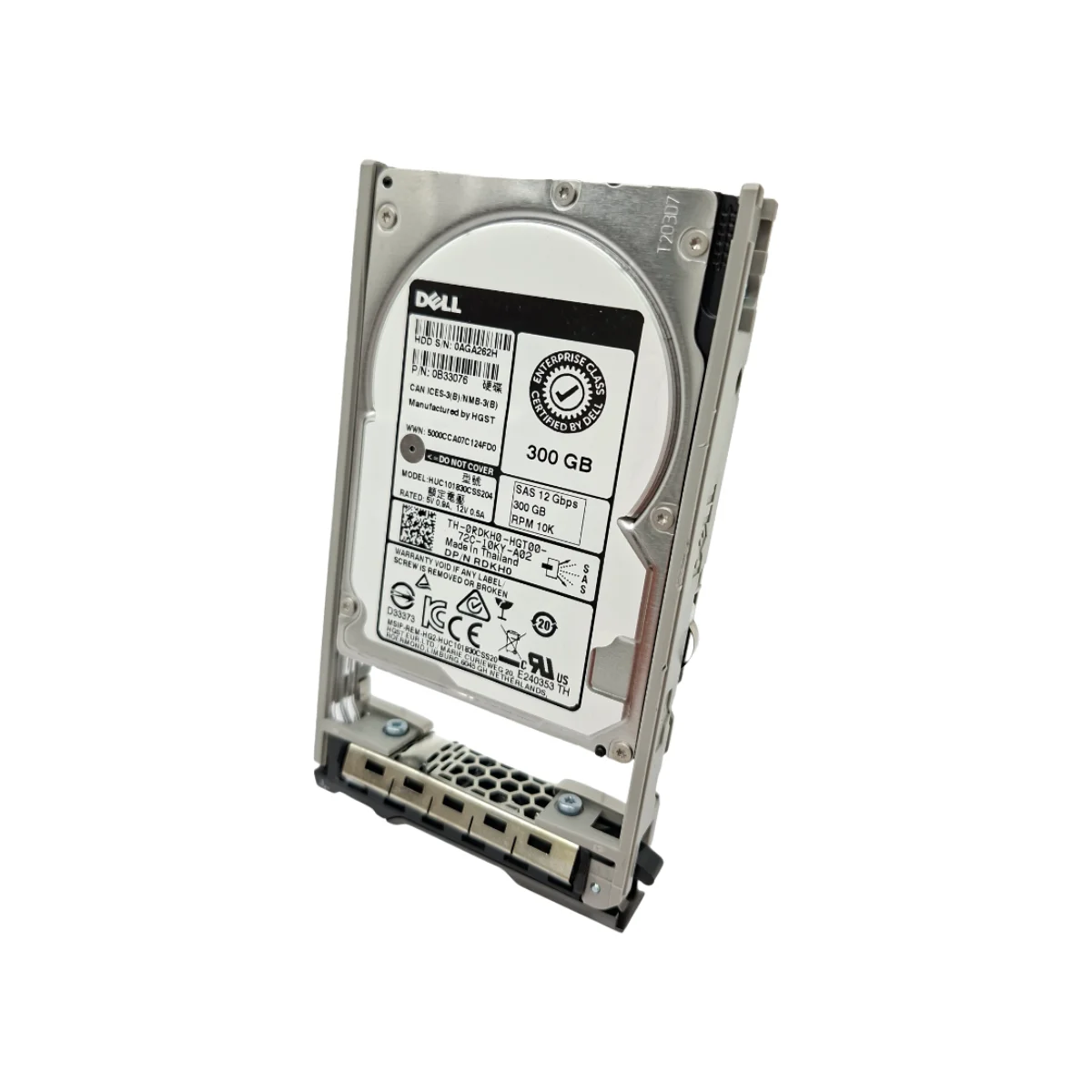 Dell 300GB 2,5" 10k SAS HUC101830CSS204 0RDKH0 RDKH0 + ficka do dell 2,5"