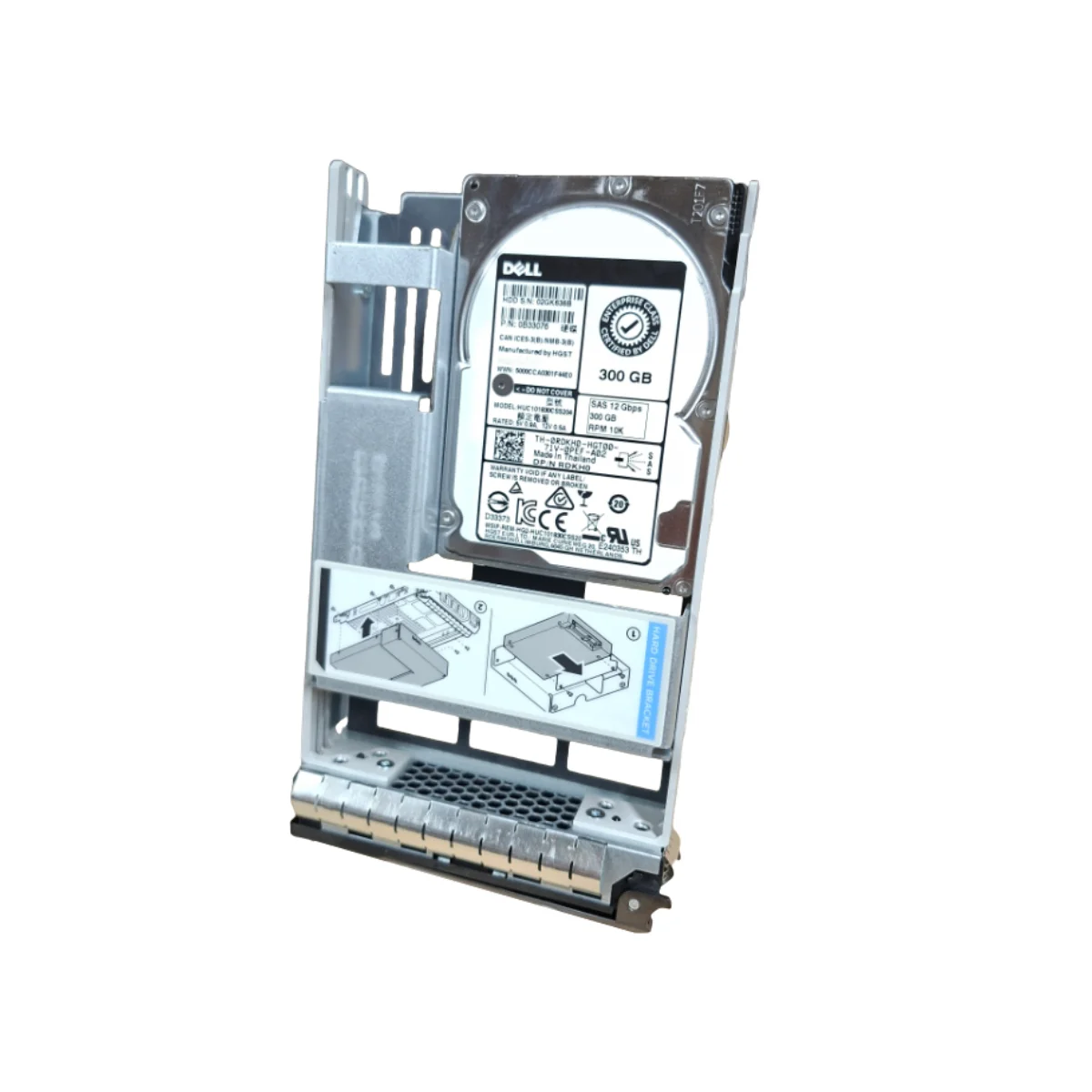 Dell 300GB 2,5" 10k SAS HUC101830CSS204 0RDKH0 RDKH0 + ficka hybrydowa