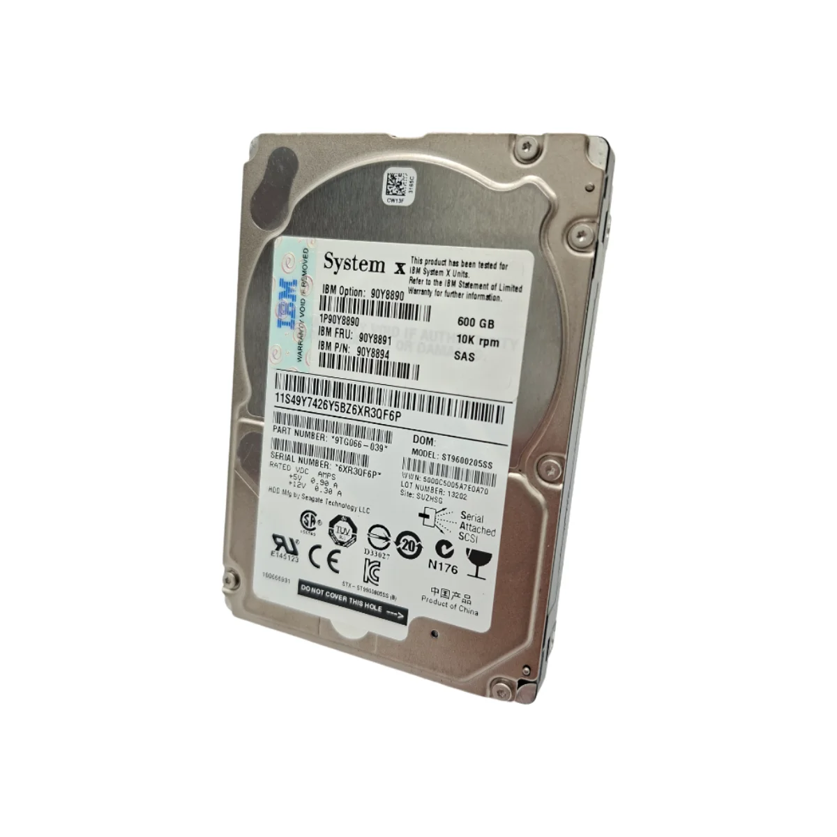 IBM 600GB 2,5" 10k SAS ST9600205SS 90Y8891