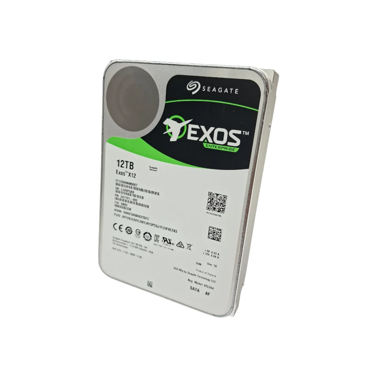 Seagate Exos 12TB 3,5" 7,2k SATA ST12000NM0007 2A1101-002