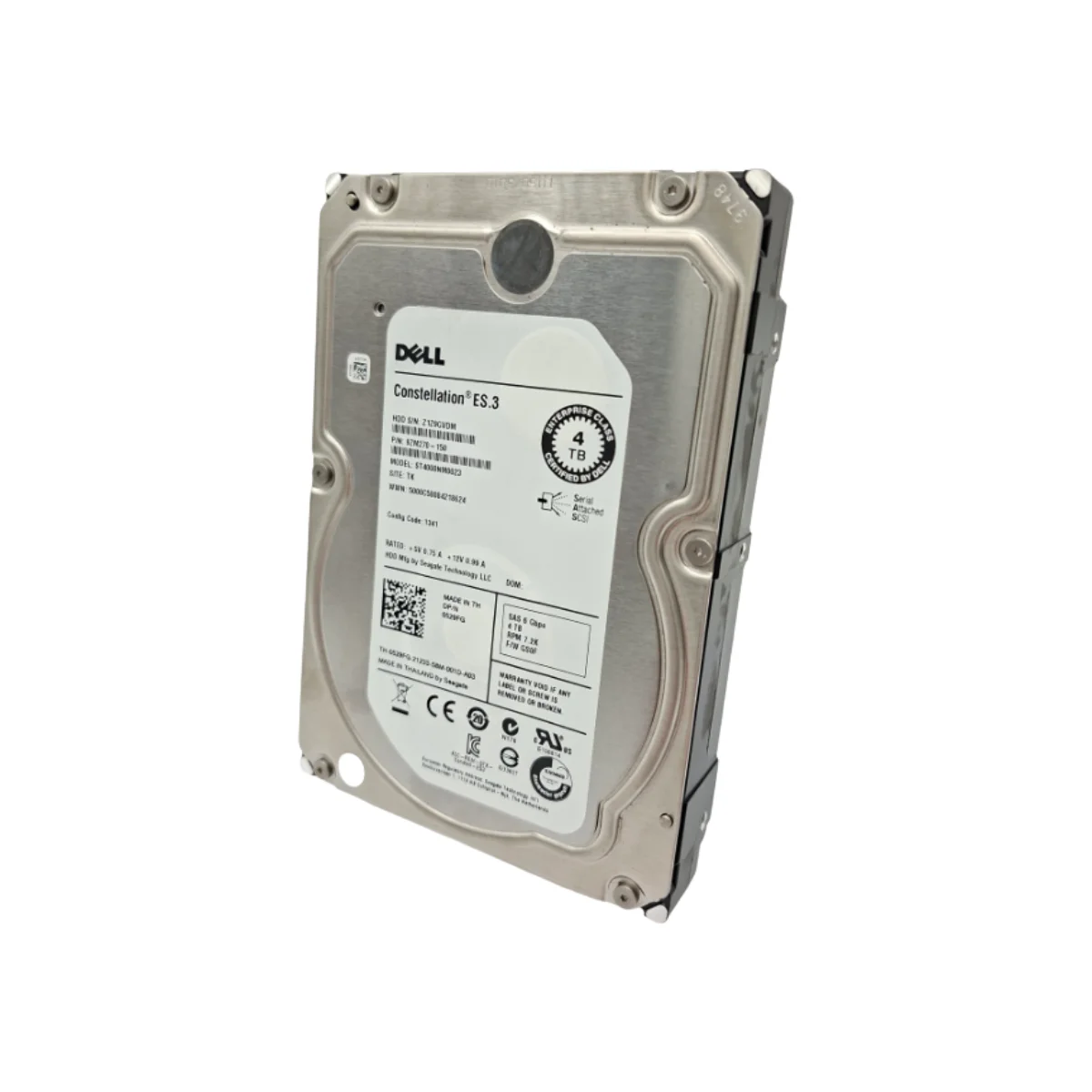 Dell 4TB 3,5" 7,2k SAS ST4000NM0023 0529FG 529FG