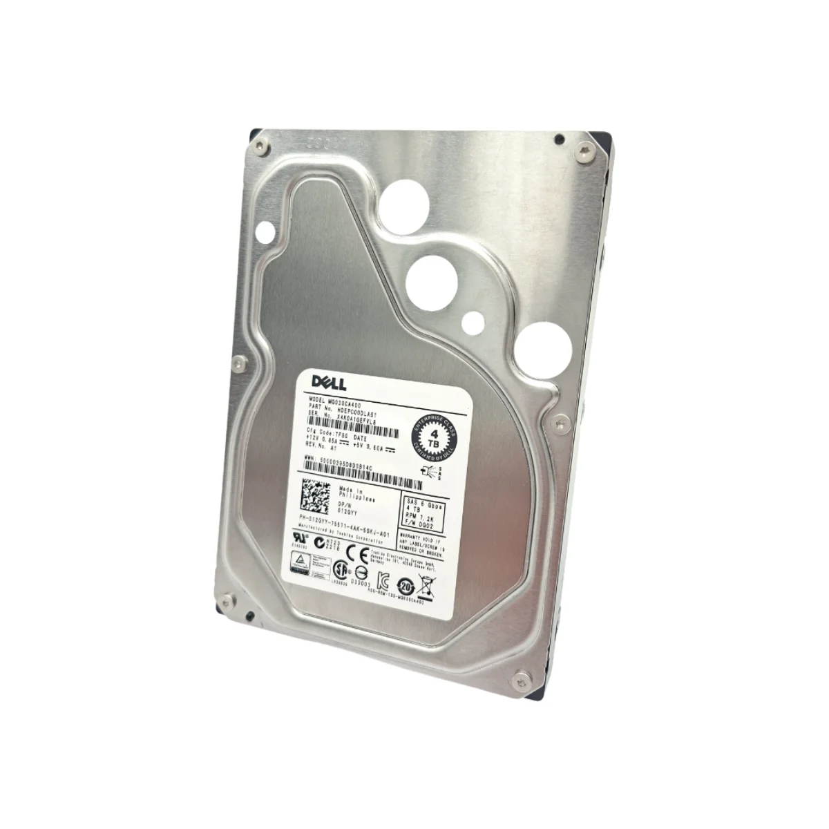 Dell 4TB 3,5" 7,2k SAS MG03SCA400 012GYY 12GYY