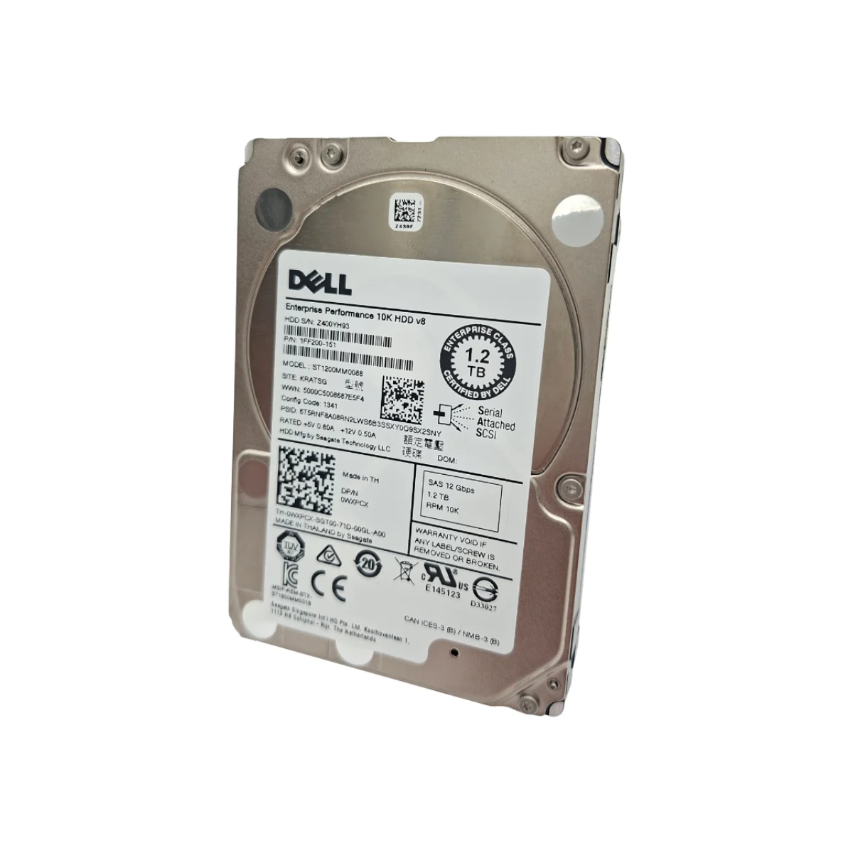 Dell 1,2TB 2,5" 10k SAS ST1200MM0088 0WXPCX WXPCX