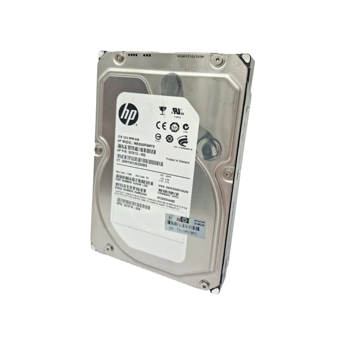 HP 2TB 3,5" 7,2k SAS MB2000FAMYV 507613-002