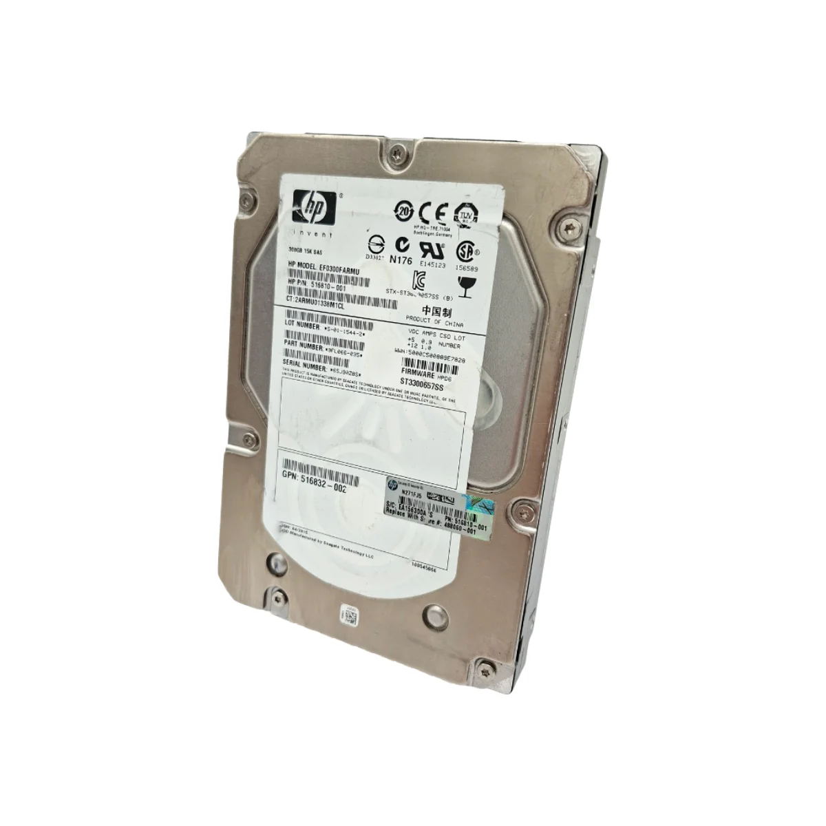 HP 300GB 3,5" 15k SAS EF0300FARMU 516810-001