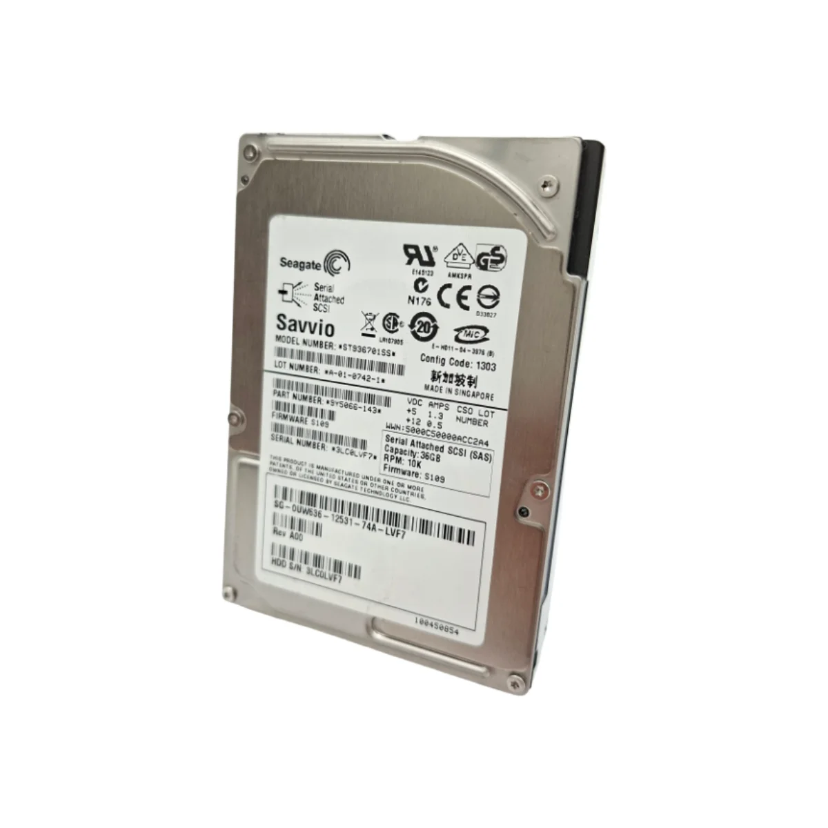 Seagate 36GB 2,5" 10k SAS ST936701SS 9Y5066-143