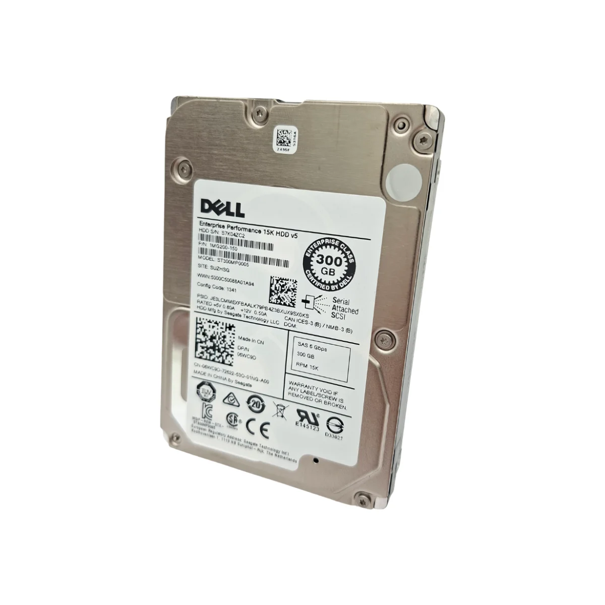 Dell 300GB 2,5" 15k SAS ST300MP0005 06WC9D 6WC9D