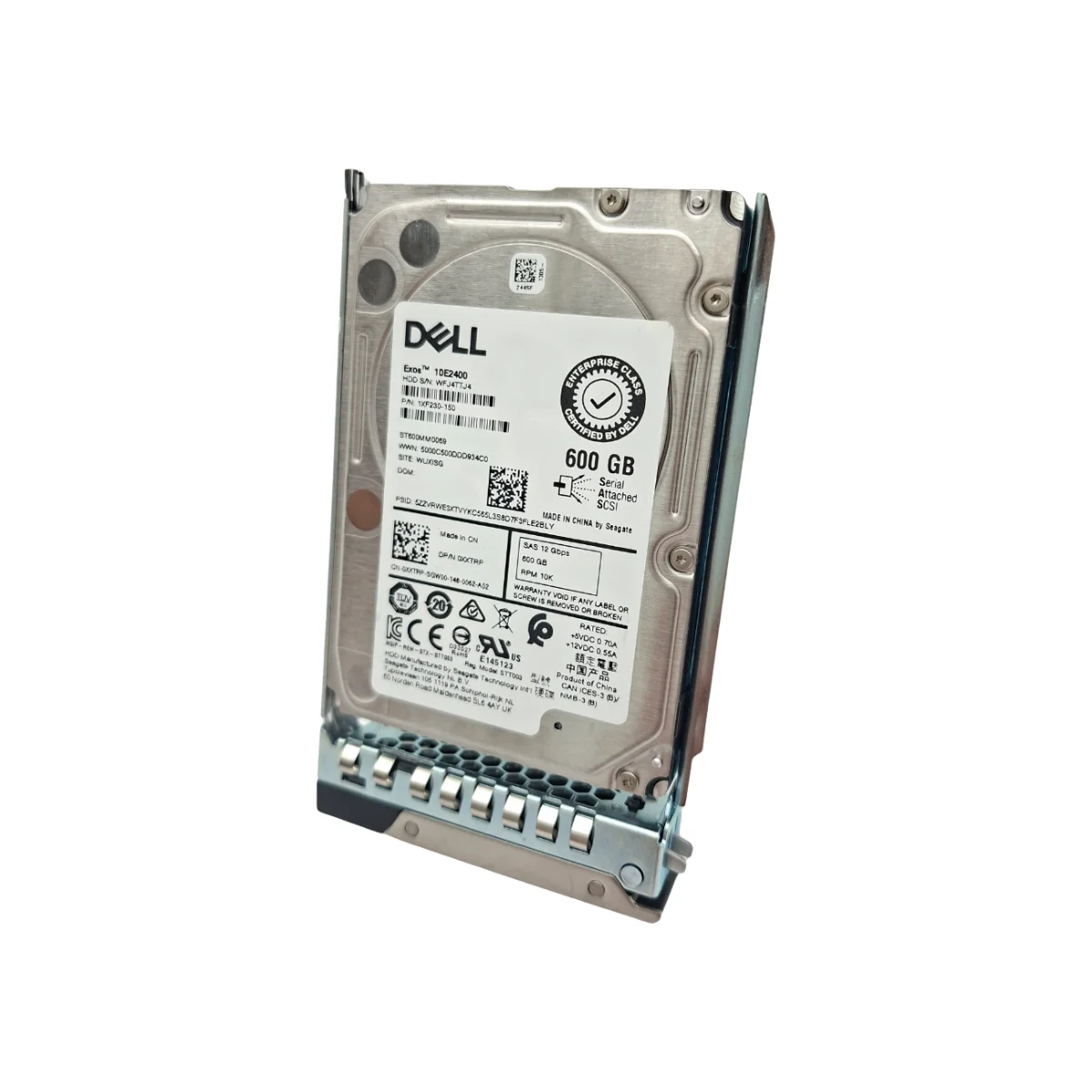 Dell 600GB 2,5" 10k SAS ST600MM0069 0XXTRP XXTRP + ficka 2,5" DXD9H