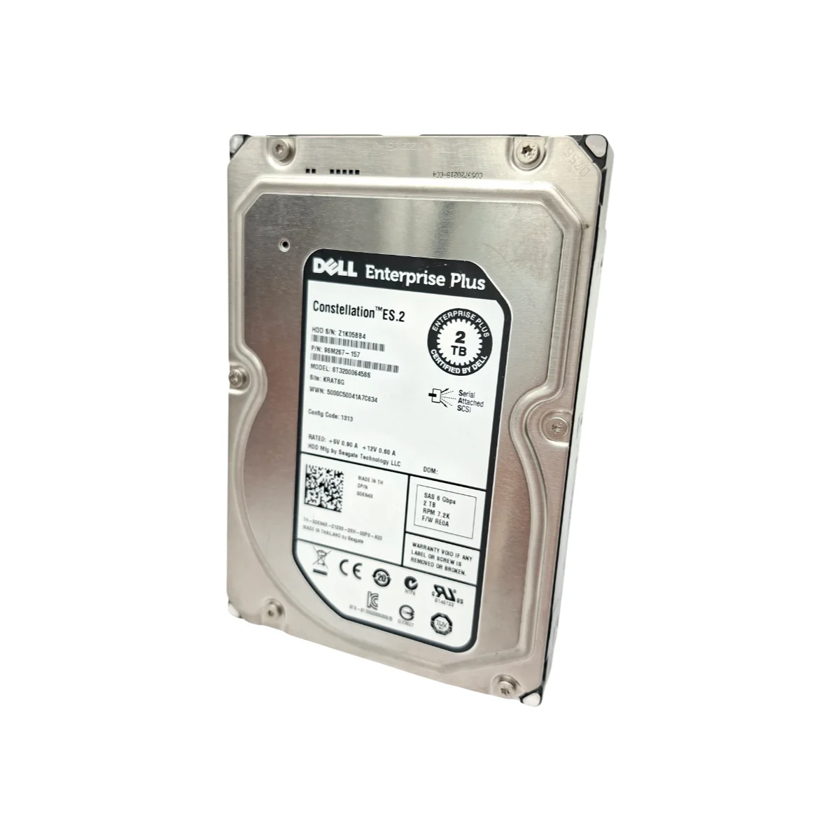 Dell 2TB 3,5" 7,2k SAS ST32000645SS 00KN4X 0KN4X