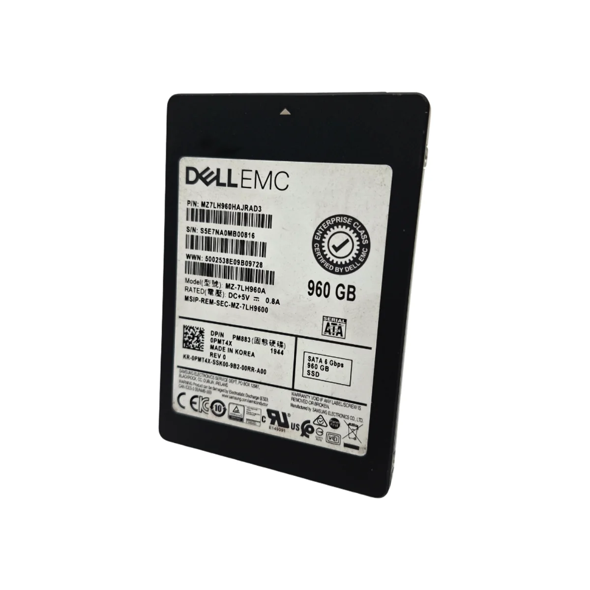 Dell 960GB 2,5" SSD SATA MZ-7LH960A 0PMT4X PMT4X