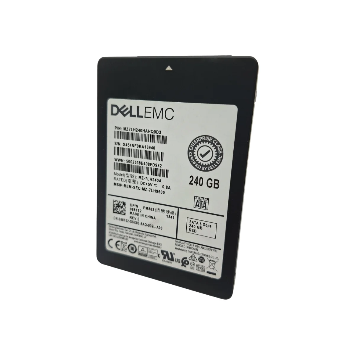 Dell 240GB 2,5" SSD SATA MZ-7LH240A 088T52 88T52