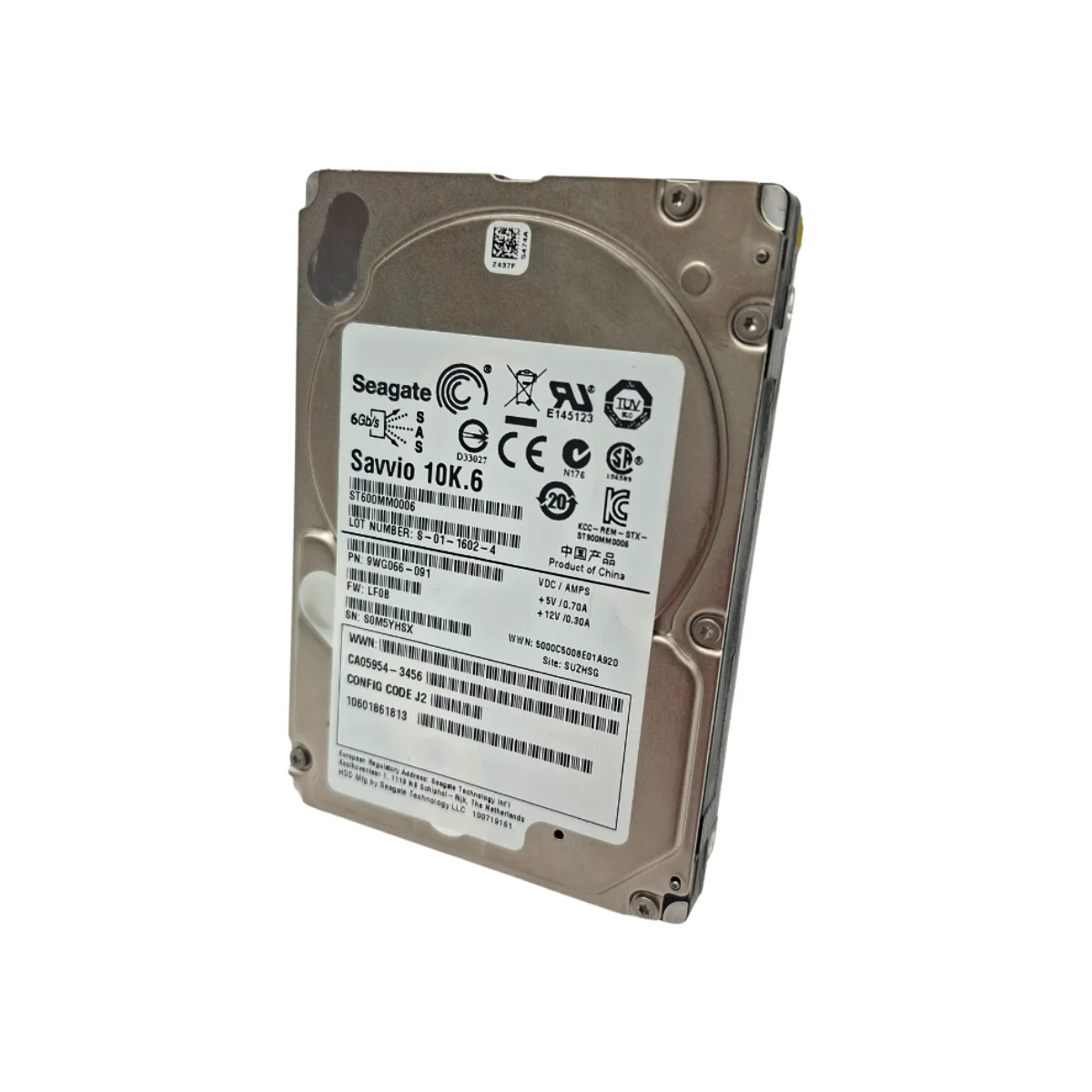 Seagate 600GB 2,5" 10k SAS ST600MM0006 9WG066-091