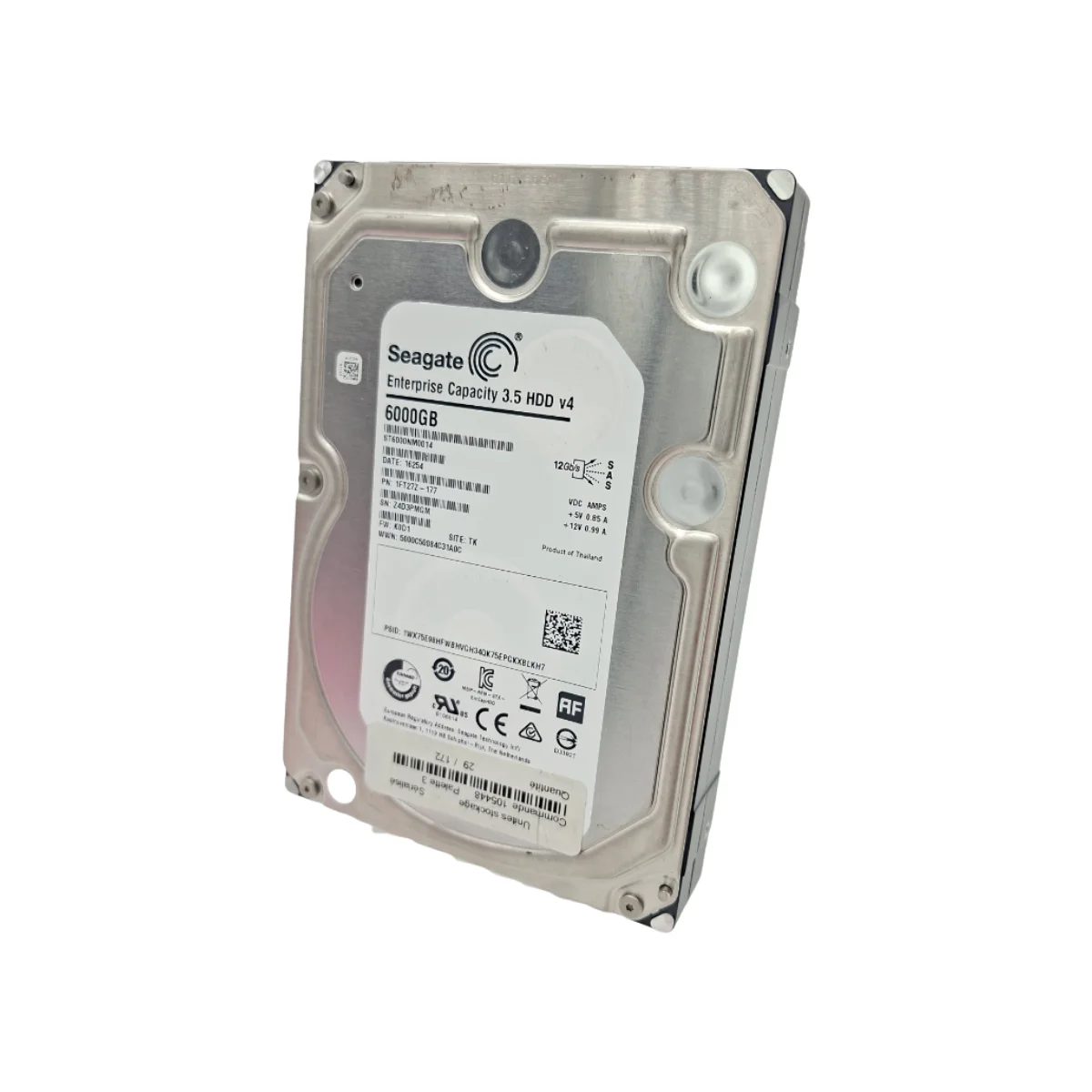 Seagate 6TB 3,5" 7,2K SAS ST6000NM0014 1FT27Z-177