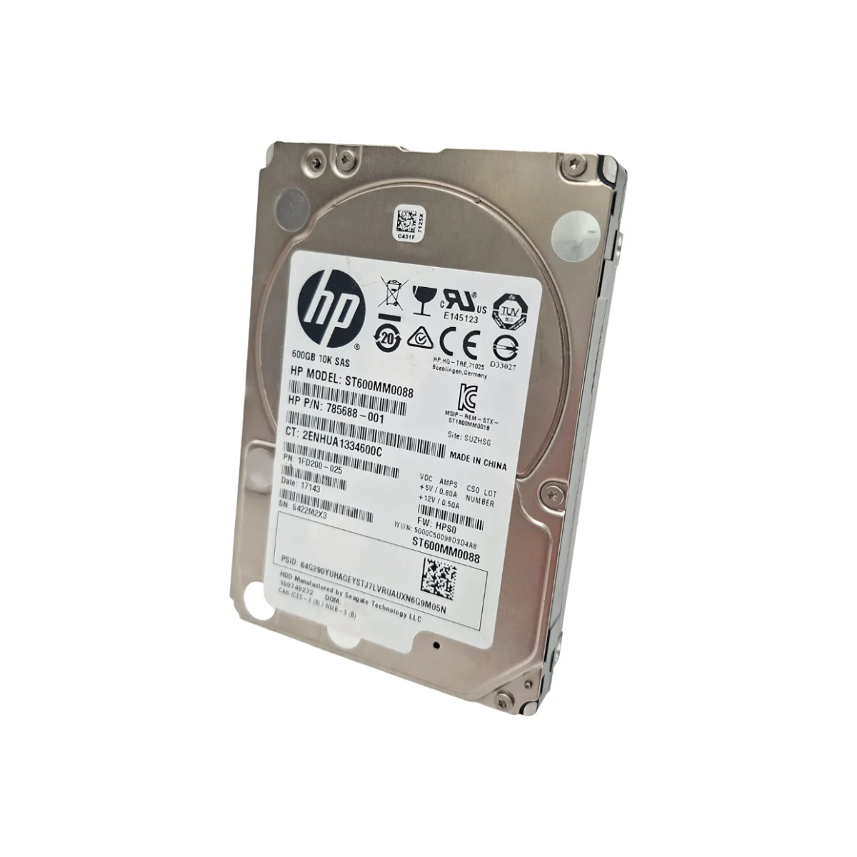 HP 600GB 2,5" 10k SAS ST600MM0088 785688-001