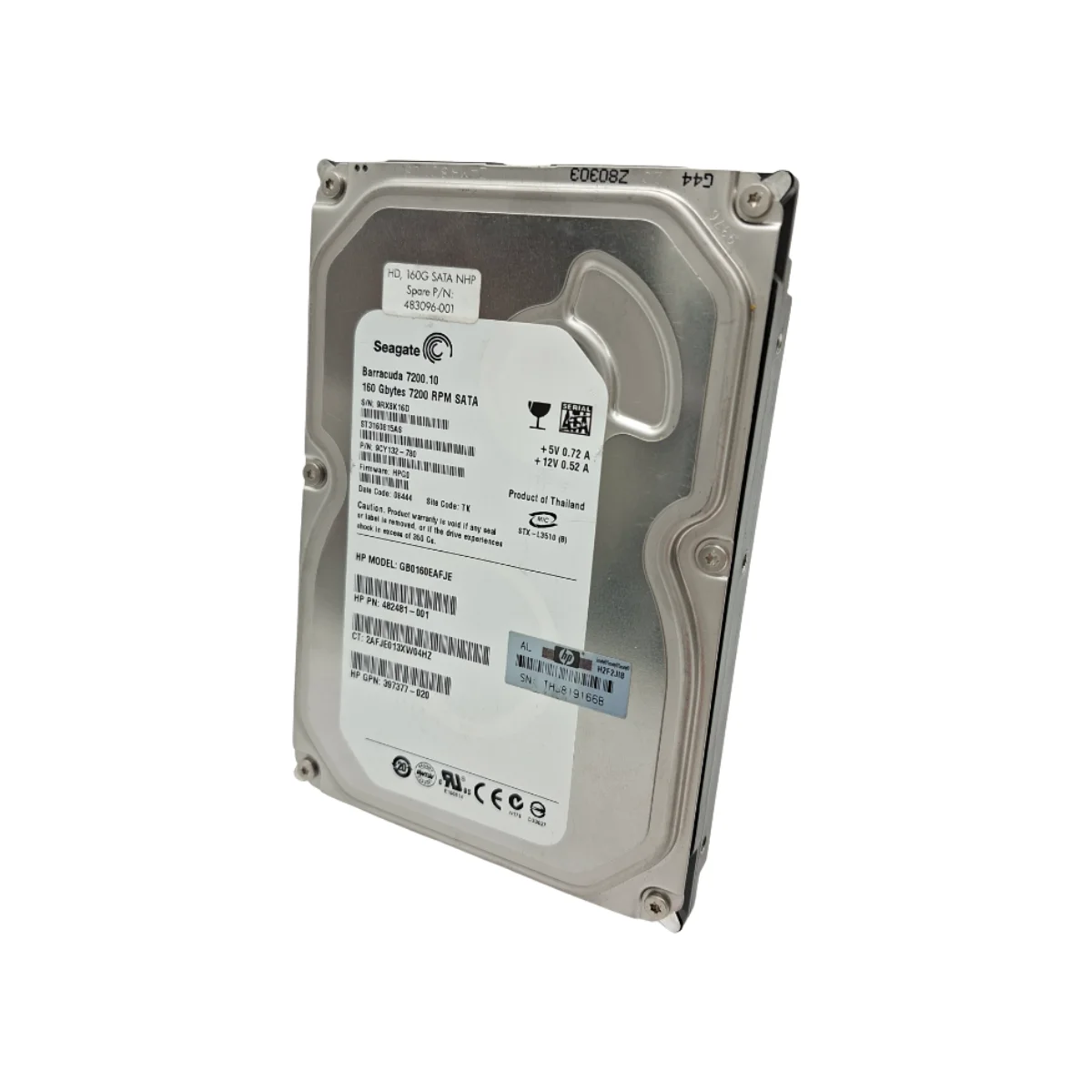 Seagate 160GB 3,5" 7,2k SATA ST3160815AS 9CY132-780